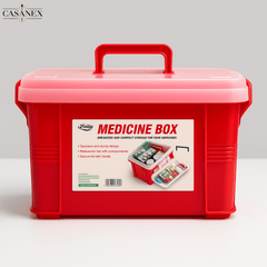 Premium Medicine Organizer Box – Durable Medicine Kit & Storage Box for Home and Travel