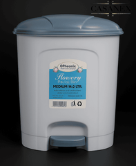 Pedal Dustbin – 14 Litre Capacity | Strong & Hygienic Foot-Operated Trash Bin